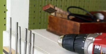 Съхранение на инструменти на стената Начини за съхранение на инструменти в гаража